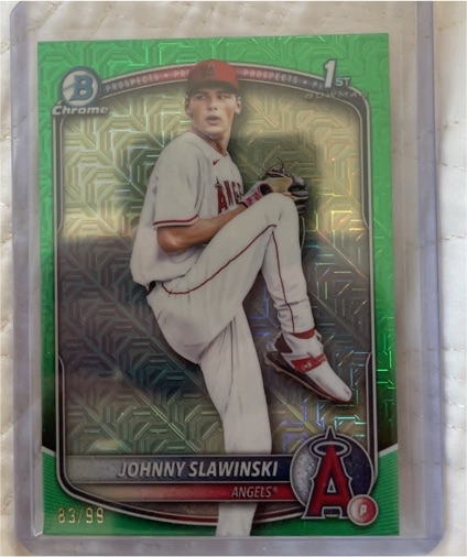 2025 Bowman Draft Chrome #BDC-153 Johnny Slawinski — front