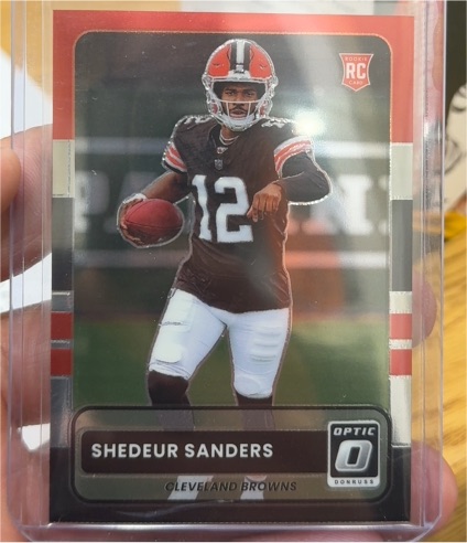 2025 Panini Donruss Optic #3 Shedeur Sanders — front