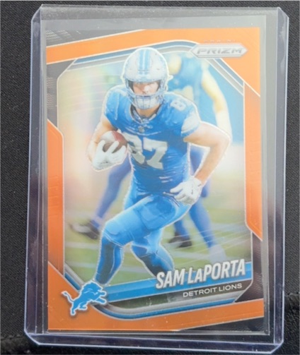 2025 Panini Prizm #122 Sam Laporta — front