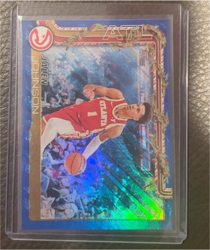 2025-26 Topps Holiday #H52 Jalen Johnson — front