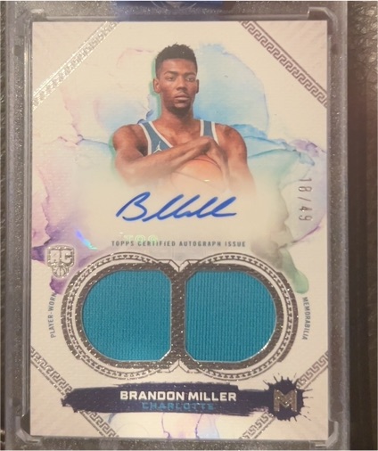 2024 Topps Motif #102 Brandon Miller — front