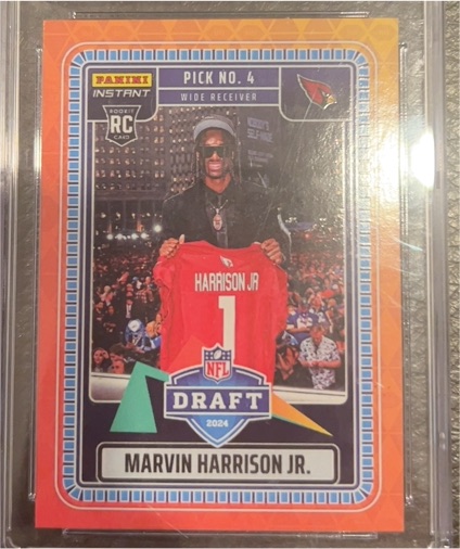 2025 Panini Instant NFL Draft Night #NFLDNA-4 Marvin Harrison Jr. — front