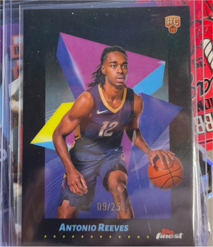 2024-25 Topps Finest #63 Antonio Reeves — front