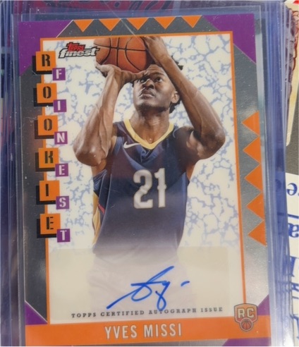 2024-25 Topps Finest #RFA-YM Yves Missi — front