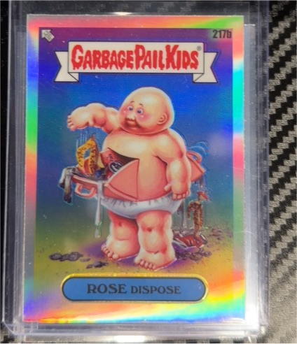 2023 Topps Garbage Pail Kids Chrome Series 6 #217b Rose Dispose — front