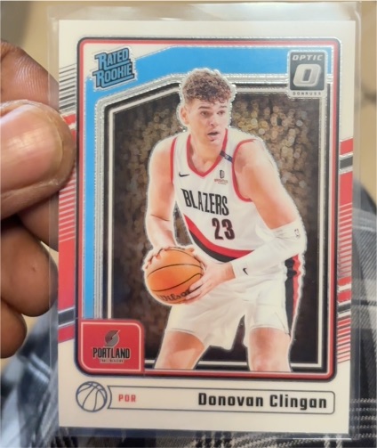 2024-25 Panini Donruss Optic #272 Donovan Clingan — front