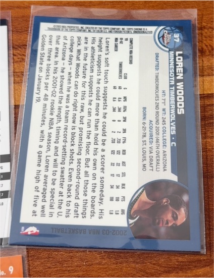 2001-02 Fleer Focus #37 Loren Woods — front