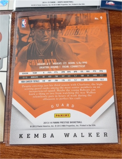2013-14 Panini Prestige Basketball #9 Kemba Walker — front