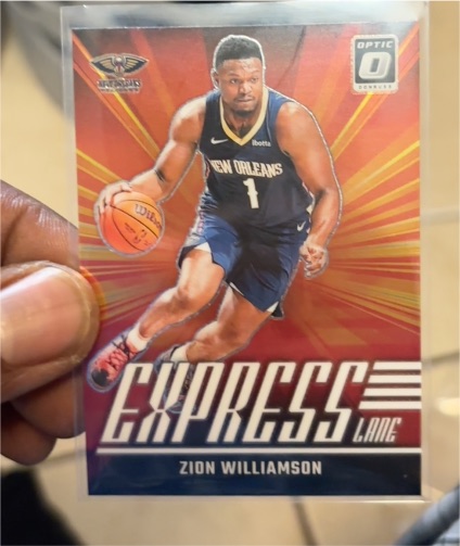 2024-25 Donruss Optic #20 Zion Williamson Express Lane — front