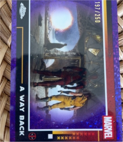 2025 Topps Chrome Deadpool #89 A Way Back — front