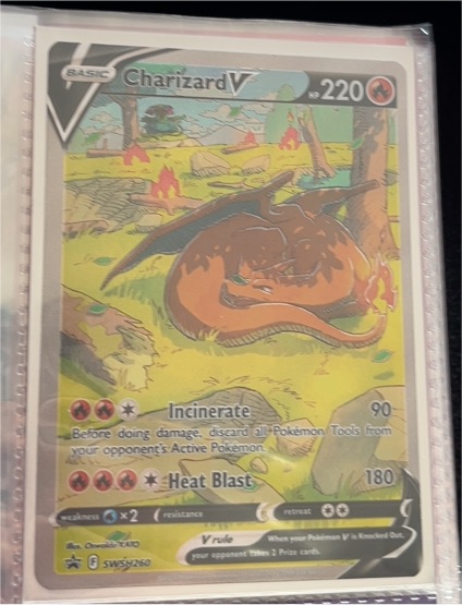 2022 Pokémon Sword & Shield #SWSH260 Charizard V — front