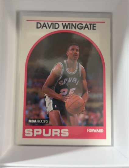 1989-90 NBA Hoops #323 David Wingate — front