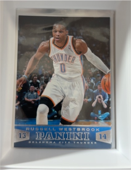 2013-14 Panini #109 Russell Westbrook Oklahoma City Thunder — front
