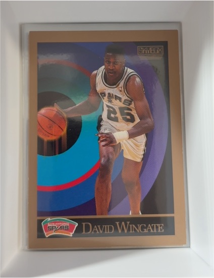 1990-91 SkyBox #262 David Wingate — front