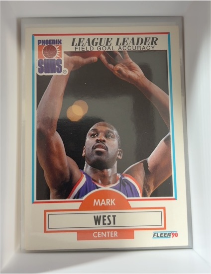 1990 Fleer #153 Mark West — front