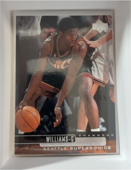 2001-02 Upper Deck #160 Shammond Williams — front