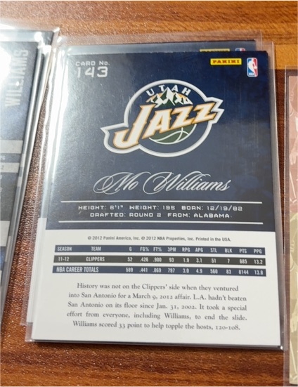 2012 Panini #143 Mo Williams — front