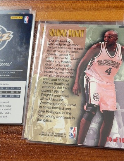 1994-95 Fleer #10 Sharone Wright — front