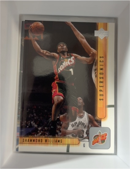 2001-02 Upper Deck #160 Shammond Williams — front