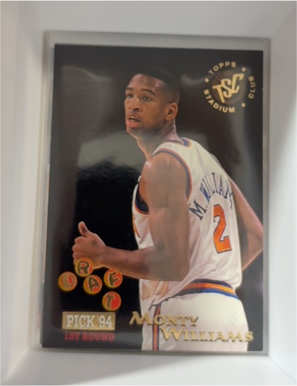 1994-95 Topps Stadium Club #325 Monty Williams — front