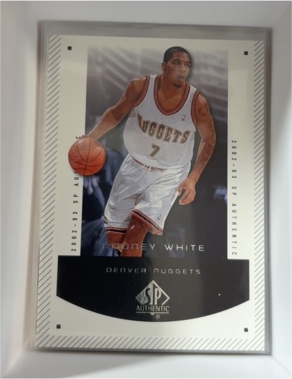 2002-03 SP Authentic #20 Rodney White — front