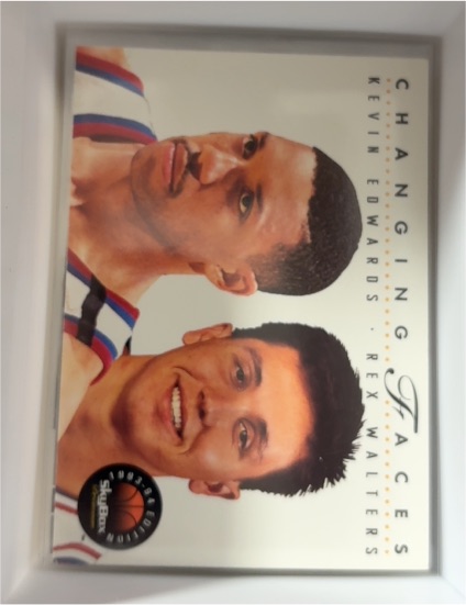 1993-94 SkyBox Premium #308 Kevin Edwards / Rex Walters — front
