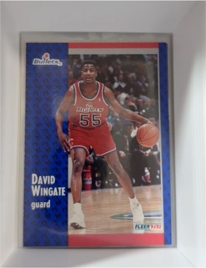 1991-92 Fleer #371 David Wingate — front