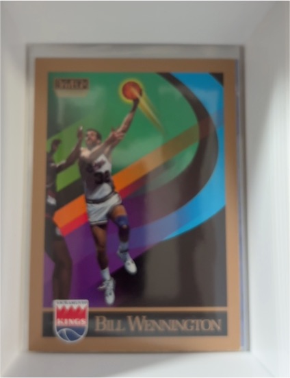 1990 SkyBox #412 Bill Wennington Sacramento Kings — front
