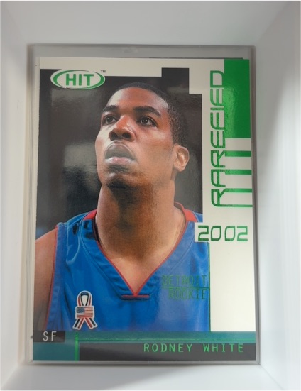 2002 SAGE HIT Rarefied Emerald #R42 Rodney White — front