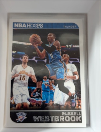 2014-15 Panini NBA Hoops #92 Russell Westbrook — front