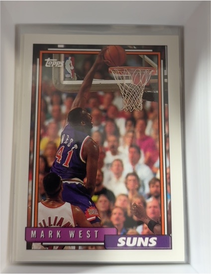 1992-93 Topps #160 Mark West — front