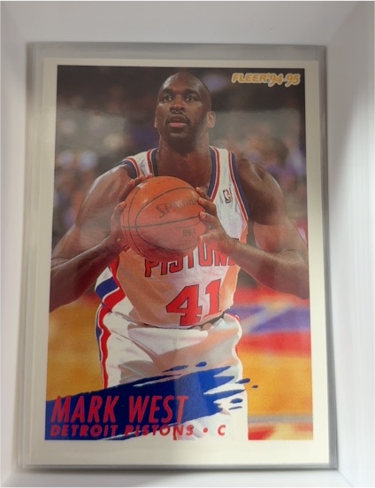 1994-95 Fleer #284 Mark West — front