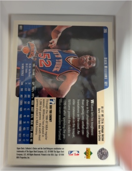 1996-97 Upper Deck #81 Jayson Williams — front