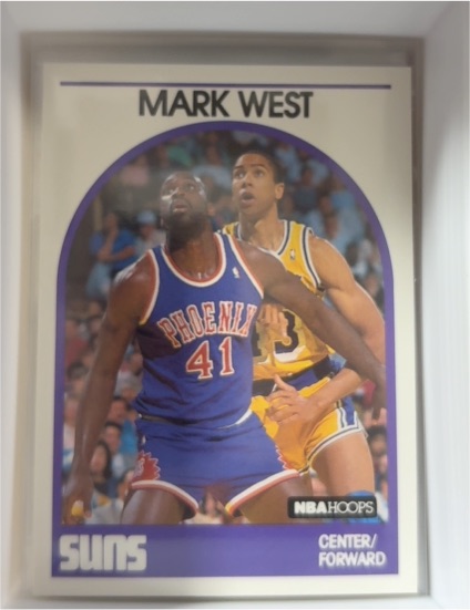 1989-90 Hoops #228 Mark West — front
