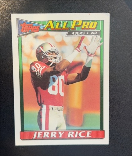 1991 Topps #81 Jerry Rice — front