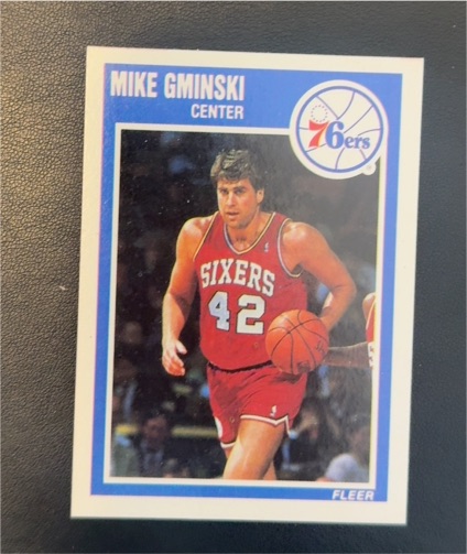1989-90 Fleer #116 Mike Gminski — front