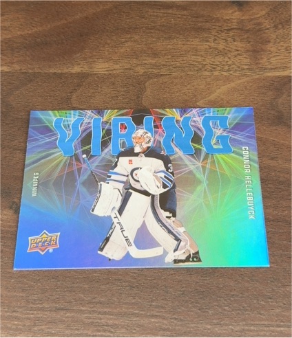 2025-26 Upper Deck #VB-14 Connor Hellebuyck Vibing — front
