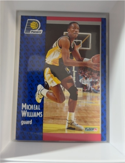 1991-92 Fleer #88 Micheal Williams — front