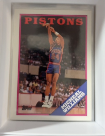 1992-93 Topps Archives #114 Micheal Williams Detroit Pistons — front