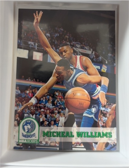 1993-94 NBA Hoops #135 Micheal Williams — front