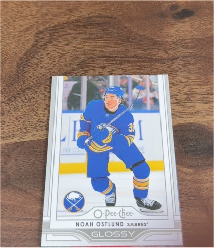 2025-26 Upper Deck #OG-42 Noah Ostlund O-Pee-Chee Glossy — front