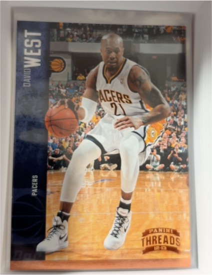 2012-13 Panini Threads #53 David West — front