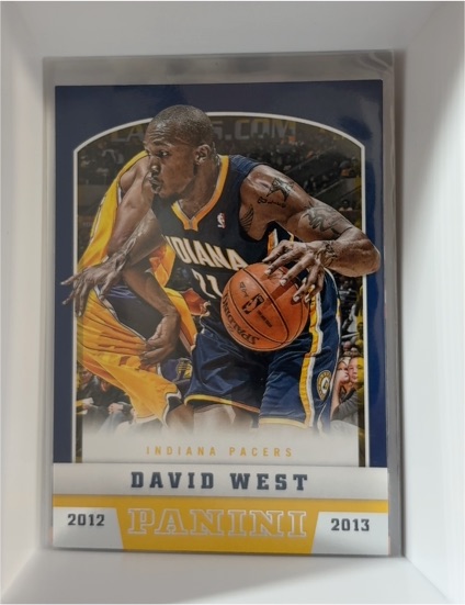 2012-13 Panini #42 David West — front