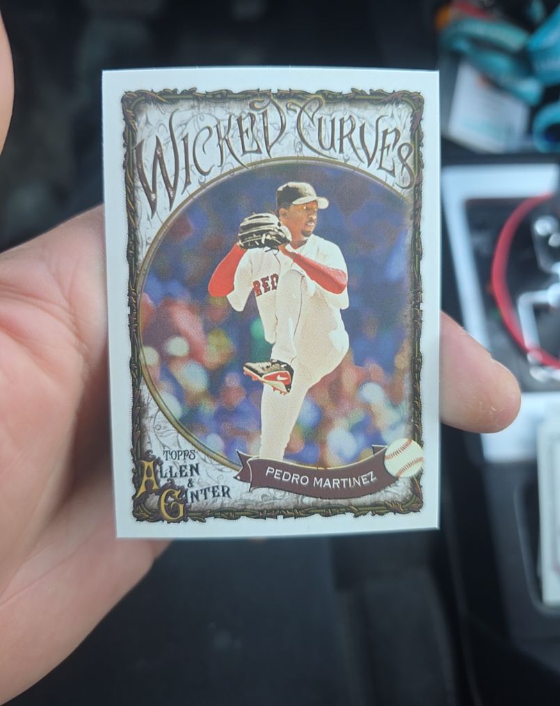 2025 Topps Allen & Ginter #WC-12 Pedro Martinez Wicked Curves — front