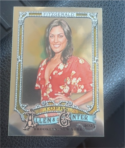 2025 Topps Allen & Ginter Chrome #273 Michele Fitzgerald — front