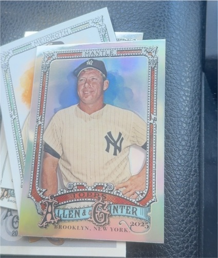 2025 Topps Allen & Ginter #19 Mickey Mantle — front