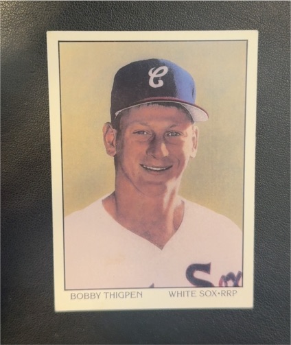 1990 Score #694 Bobby Thigpen — front