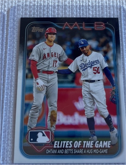 2024 Topps Series One #138 Shohei Ohtani / Mookie Betts Elites of the Game — front