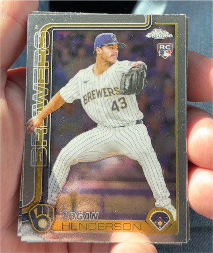 2025 Topps Chrome Update #USC65 Logan Henderson — front