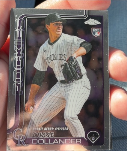 2025 Topps Chrome Update #USC175 Chase Dollander — front